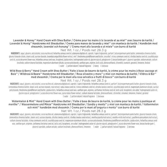 Burt’s Bees Hand Cream Trio Gift Set Lavender & Honey Rose Berry Mint New Sealed - Picture 7 of 7